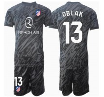 Atletico Madrid Jan Oblak #13 Bramkarskie Koszulka Podstawowa dzieci 2024-25 Krótki Rękaw (+ krótkie spodenki)